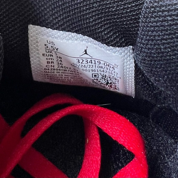 Air Jordan 6 Rings Bred size 5.5 $60 (laces aren’t original) - Picture 5 of 5